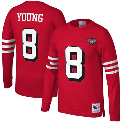 Men's San Francisco 49ers Tom Rathman Mitchell & Ness Scarlet