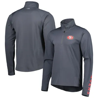 Nike Men's San Francisco 49ers Sideline Coaches Short Sleeve Jacket - Black - M (Medium)