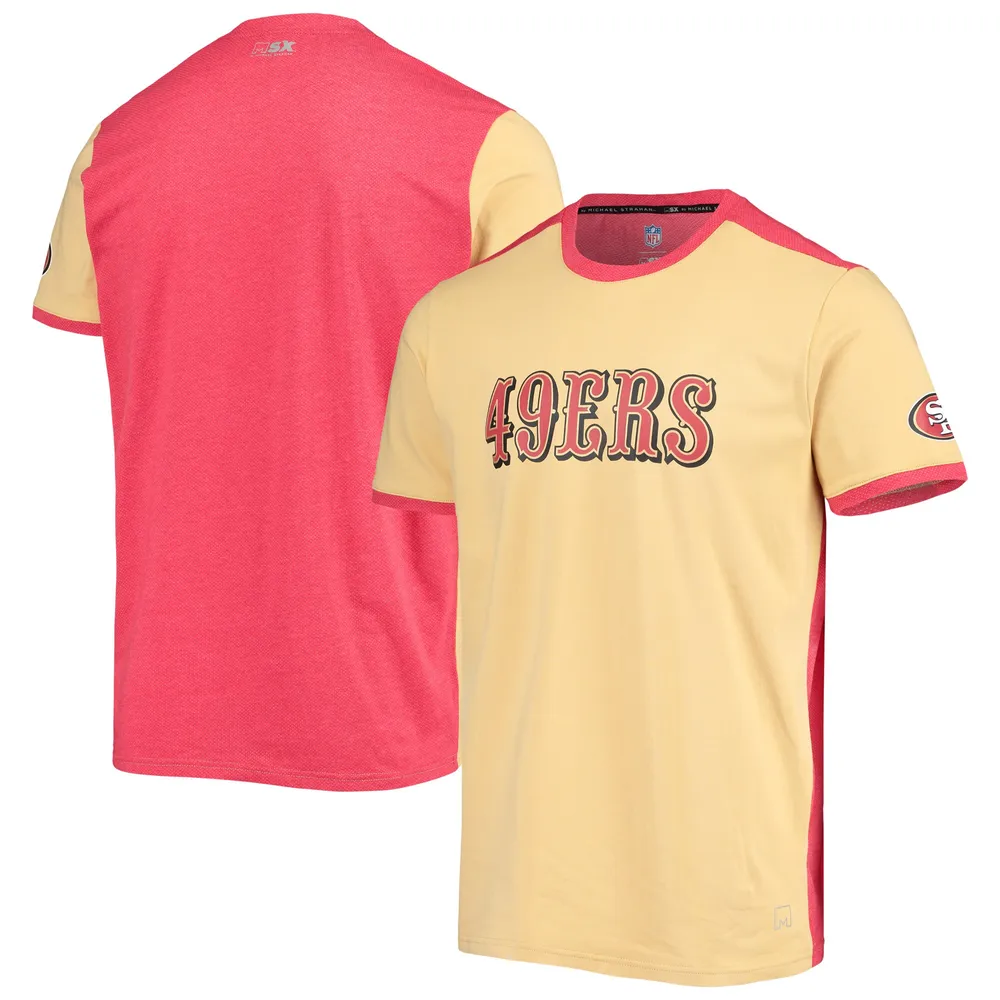 Jerry Rice San Francisco 49ers Mitchell & Ness Retired Player Logo Name & Number T-Shirt - Scarlet, Size: Small