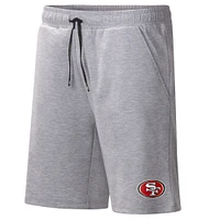 MSX by Michael Strahan Heather Grey Short d'entraînement San Francisco 49ers pour homme