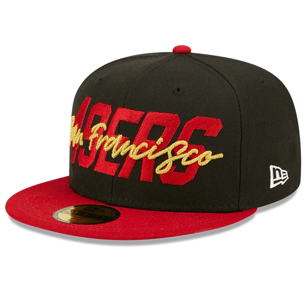 Men's New Era San Francisco 49ers White on 59FIFTY Fitted Hat