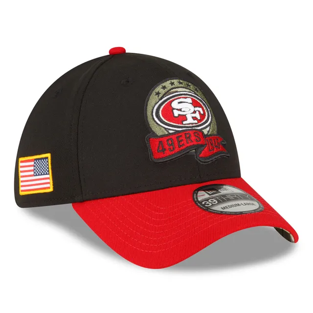 New Era Men's San Francisco 49ers Training Camp 39THIRTY Stretch Fit Hat - Black - L/XL Each