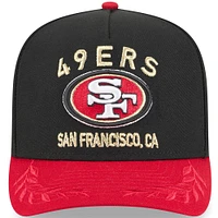 Men's New Era /Scarlet San Francisco 49ers 2025 NFL Draft 9FIFTY A-Frame Snapback Hat