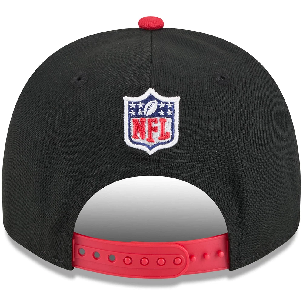 Men's New Era /Scarlet San Francisco 49ers 2025 NFL Draft 9FIFTY A-Frame Snapback Hat