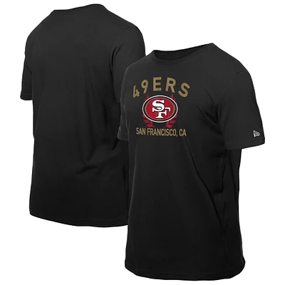 T-shirt New Era noir pour homme, draft NFL 2025 des San Francisco 49ers