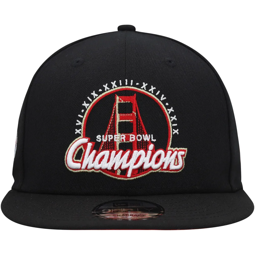 Men's San Francisco 49ers New Era Black 5x Super Bowl Champs