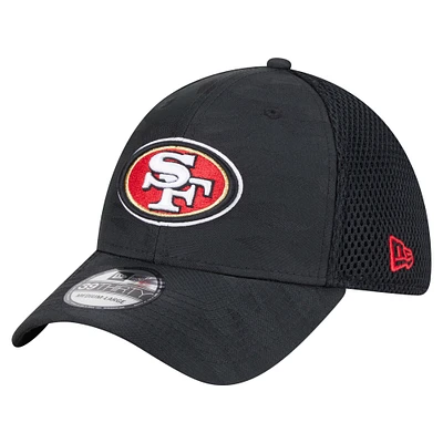 Men's New Era Black San Francisco 49ers Active Camo 39THIRTY Flex Hat