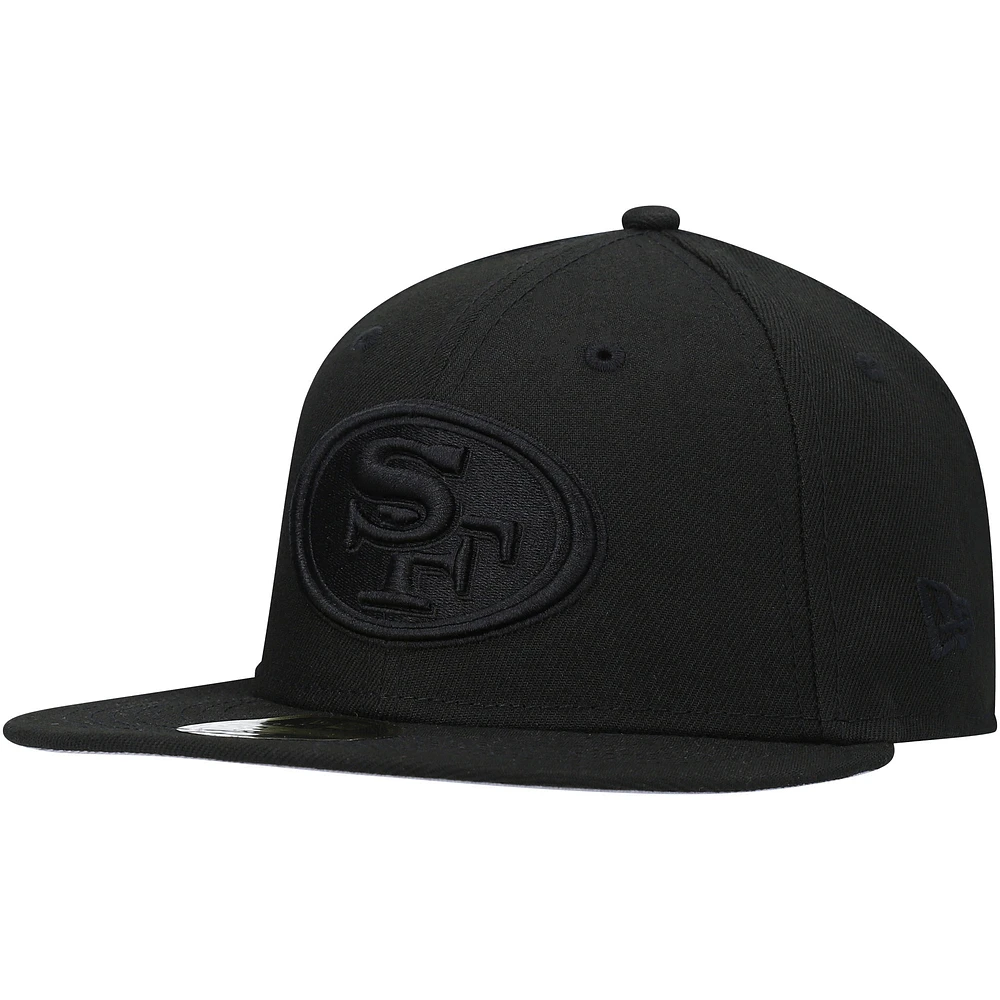 Casquette ajustée 59FIFTY II New Era San Francisco 49ers noir sur pour homme