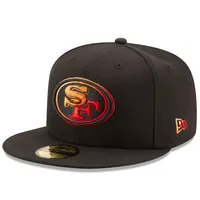 San Francisco 49ers New Era Storm 59FIFTY Fitted Hat - Graphite