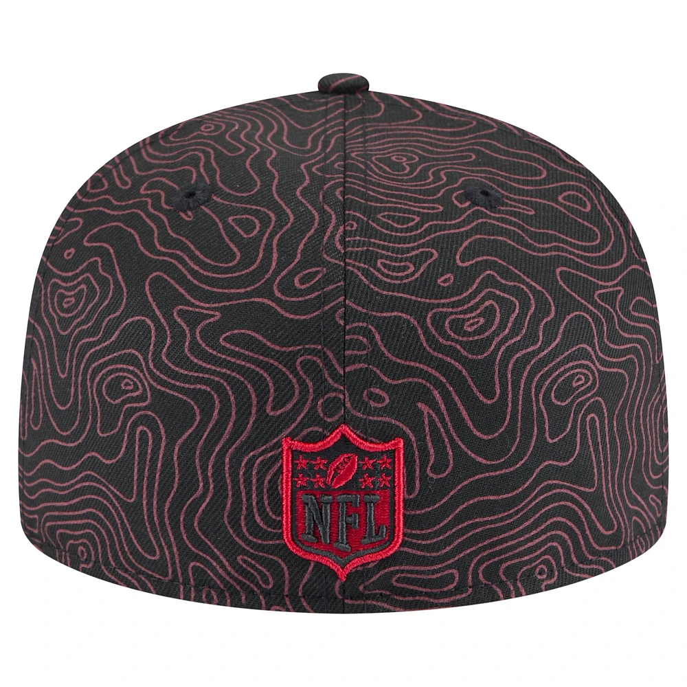 Casquette ajustée Geo 59FIFTY San Francisco 49ers noire New Era pour homme