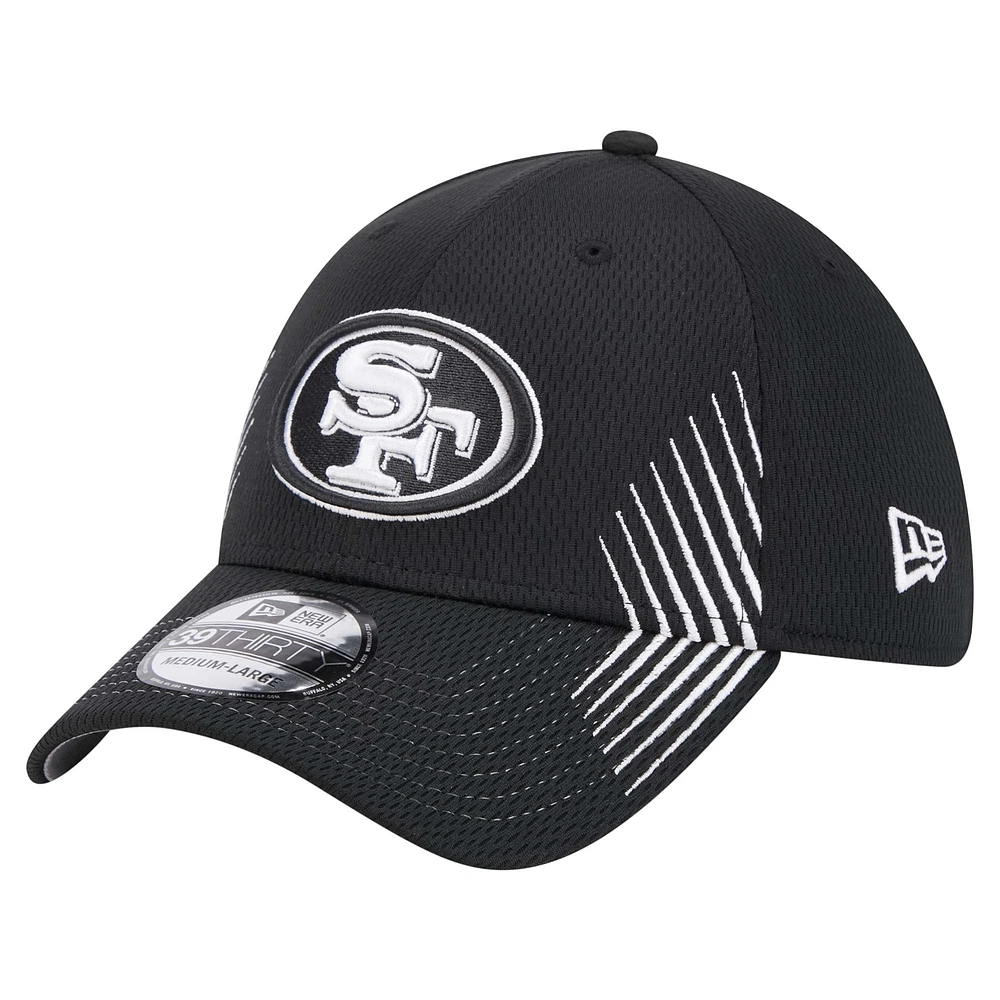 Casquette flexible Sport Night Active 39THIRTY San Francisco 49ers New Era noire pour hommes