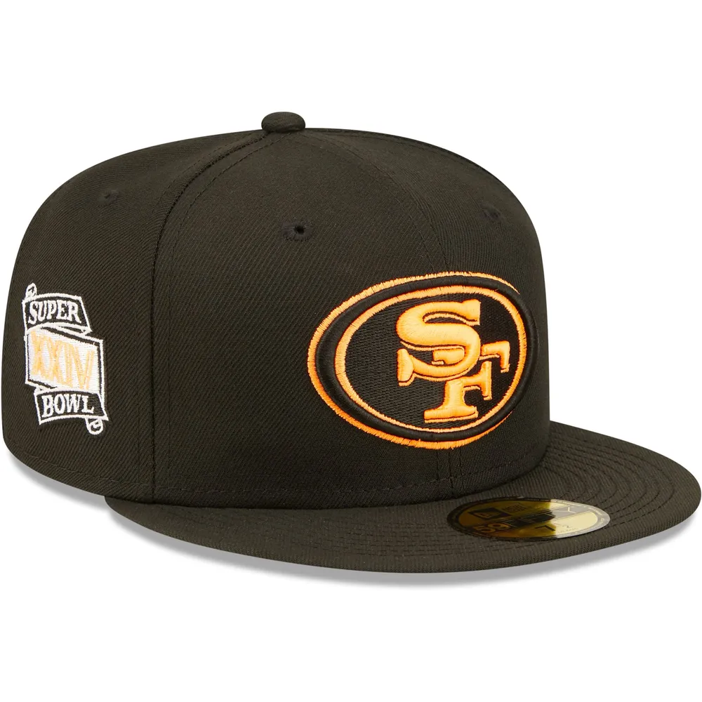 Men's New Era San Francisco 49ers Black on Black 59FIFTY Fitted Hat