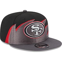 Casquette Snapback Tidal 9FIFTY San Francisco 49ers New Era noire pour homme