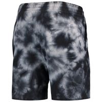 Men's New Era Black San Francisco 49ers Tie-Dye Shorts