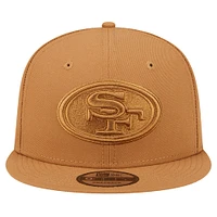 Men's New Era Brown San Francisco 49ers Color Pack 9FIFTY Snapback Hat