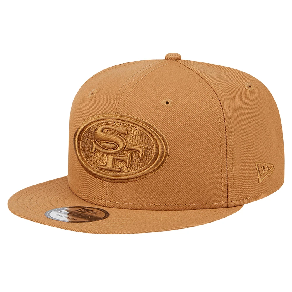 Men's New Era Brown San Francisco 49ers Color Pack 9FIFTY Snapback Hat