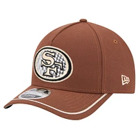 Men's New Era  Brown San Francisco 49ers Motorsport 9FORTY Adjustable Hat