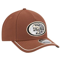 Men's New Era  Brown San Francisco 49ers Motorsport 9FORTY Adjustable Hat