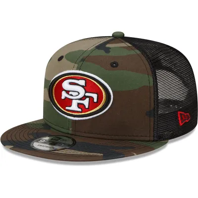 Lids San Francisco 49ers New Era Historic Logo Devoted Trucker 9TWENTY  Snapback Hat - Scarlet/Natural