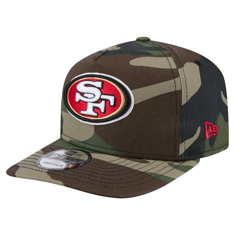 Casquette à visière plate Camo New Era 9FIFTY des San Francisco 49ers pour homme