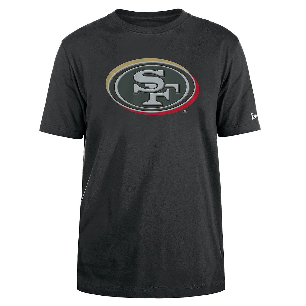 T-shirt New Era anthracite pour homme des San Francisco 49ers 2024 NFL Draft