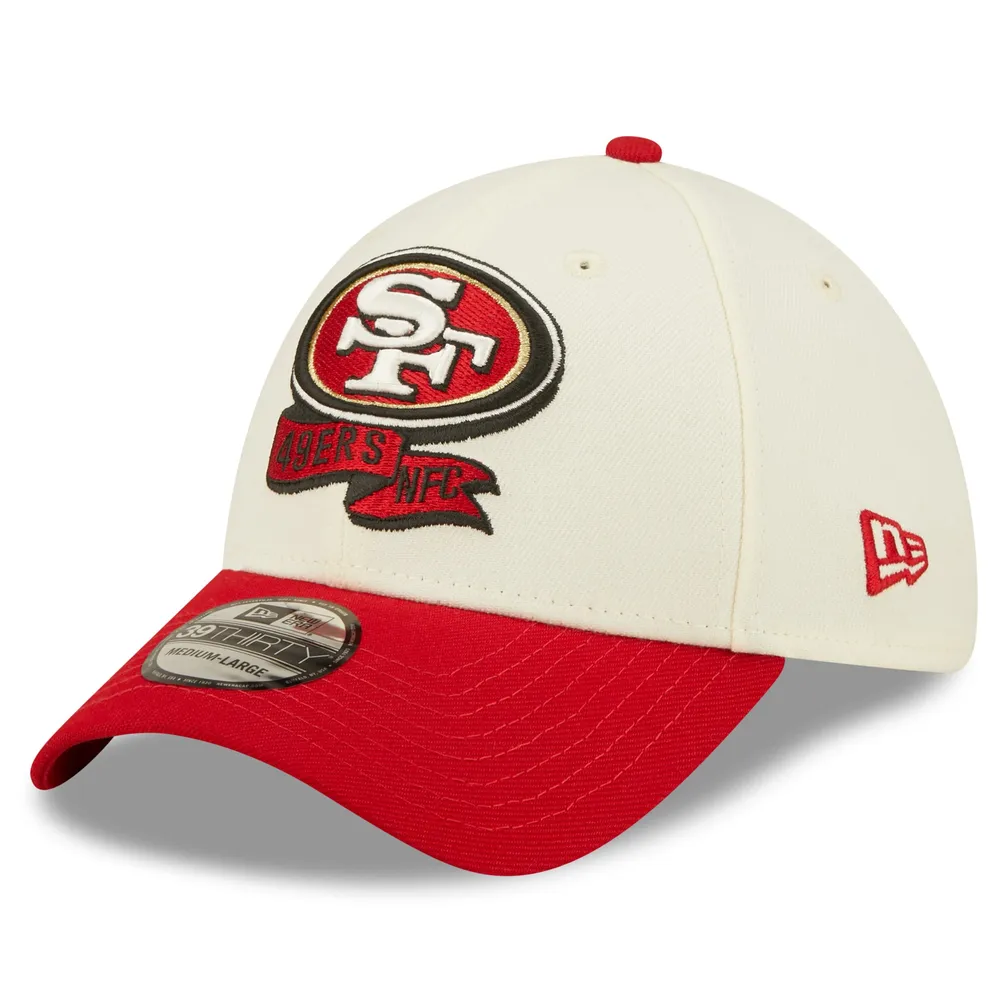 Men's New Era Scarlet San Francisco 49ers 2022 Sideline 39THIRTY Coaches Flex Hat