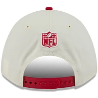 Men's New Era /Scarlet San Francisco 49ers 2025 NFL Draft 9FORTY A-Frame M-Crown Adjustable Hat