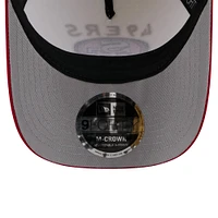 Men's New Era /Scarlet San Francisco 49ers 2025 NFL Draft 9FORTY A-Frame M-Crown Adjustable Hat