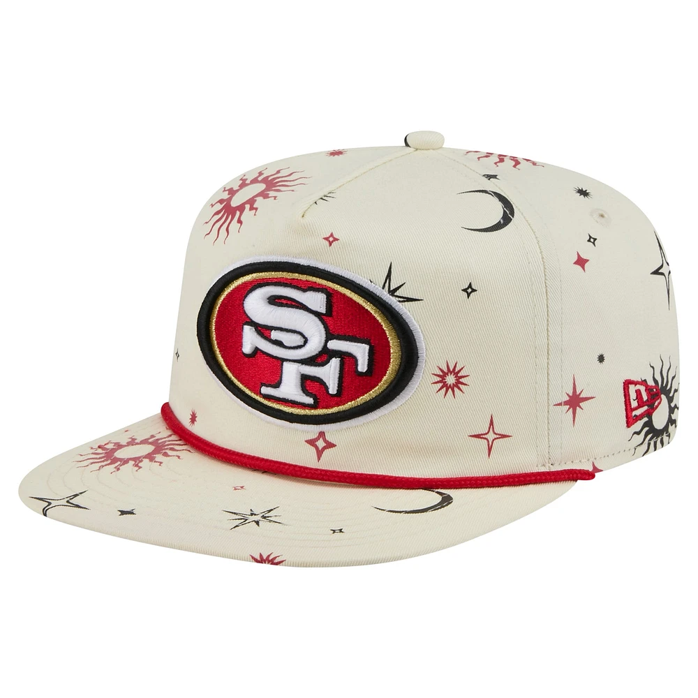 Casquette ajustable New Era pour homme, couleur crème