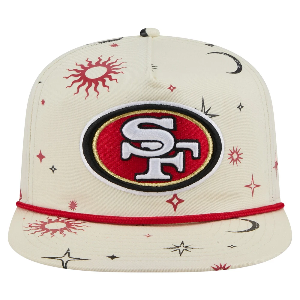 Casquette ajustable New Era pour homme, couleur crème