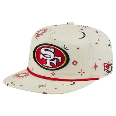 Casquette ajustable New Era pour homme, couleur crème