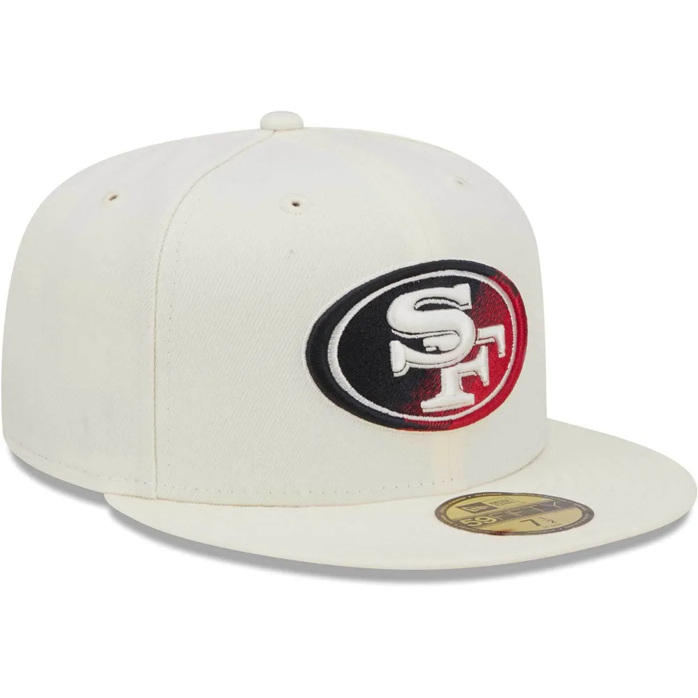 New Era Cream San Francisco 49ers Chrome Dim 59FIFTY Fitted Hat