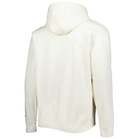 Chandail à capuchon pour homme New Era Crème San Francisco 49ers Sideline Chrome Pullover