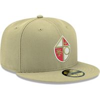 Men's New Era White San Francisco 49ers Omaha 59FIFTY Fitted Hat