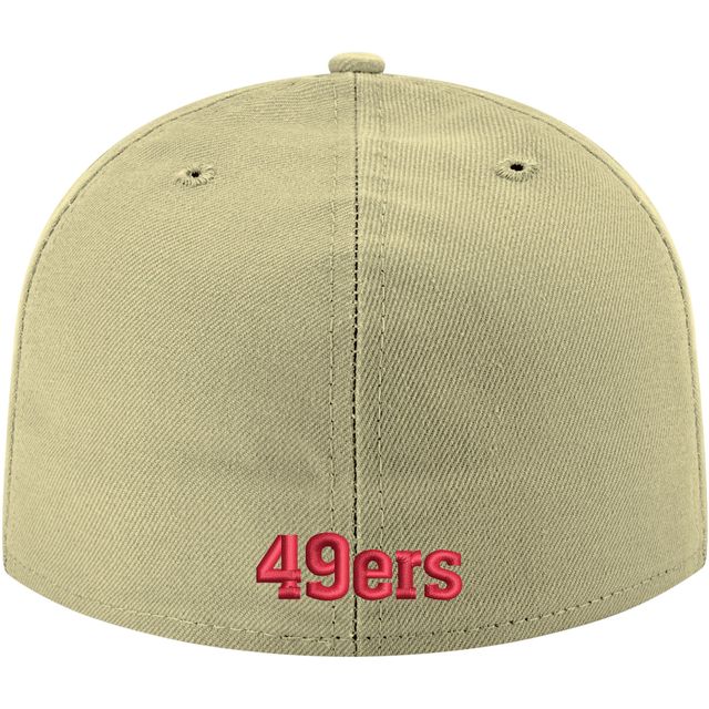 Casquette ajustée or San Francisco 49ers Omaha Throwback 59FIFTY New Era pour homme