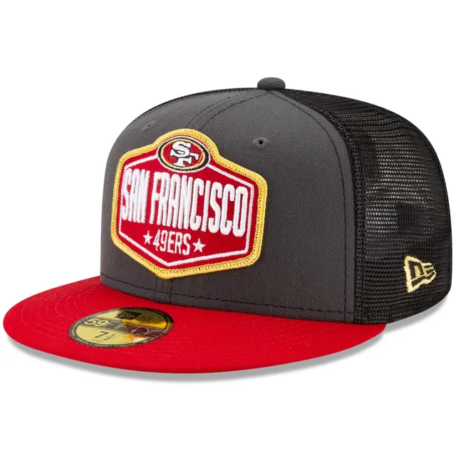 Men's New Era Black San Francisco 49ers 2022 NFL Draft 59FIFTY Fitted Hat