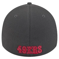 Men's New Era Graphite San Francisco 49ers  Main 39THIRTY Flex Hat