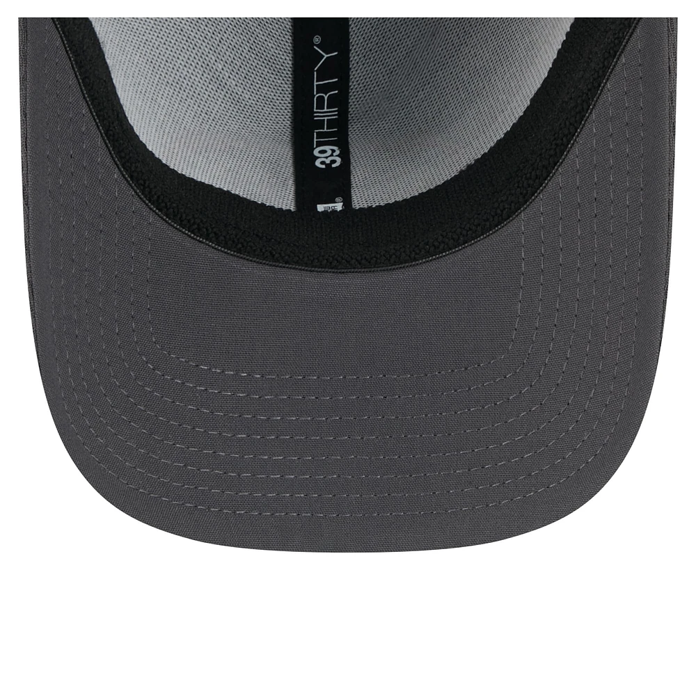 Men's New Era Graphite San Francisco 49ers  Main 39THIRTY Flex Hat