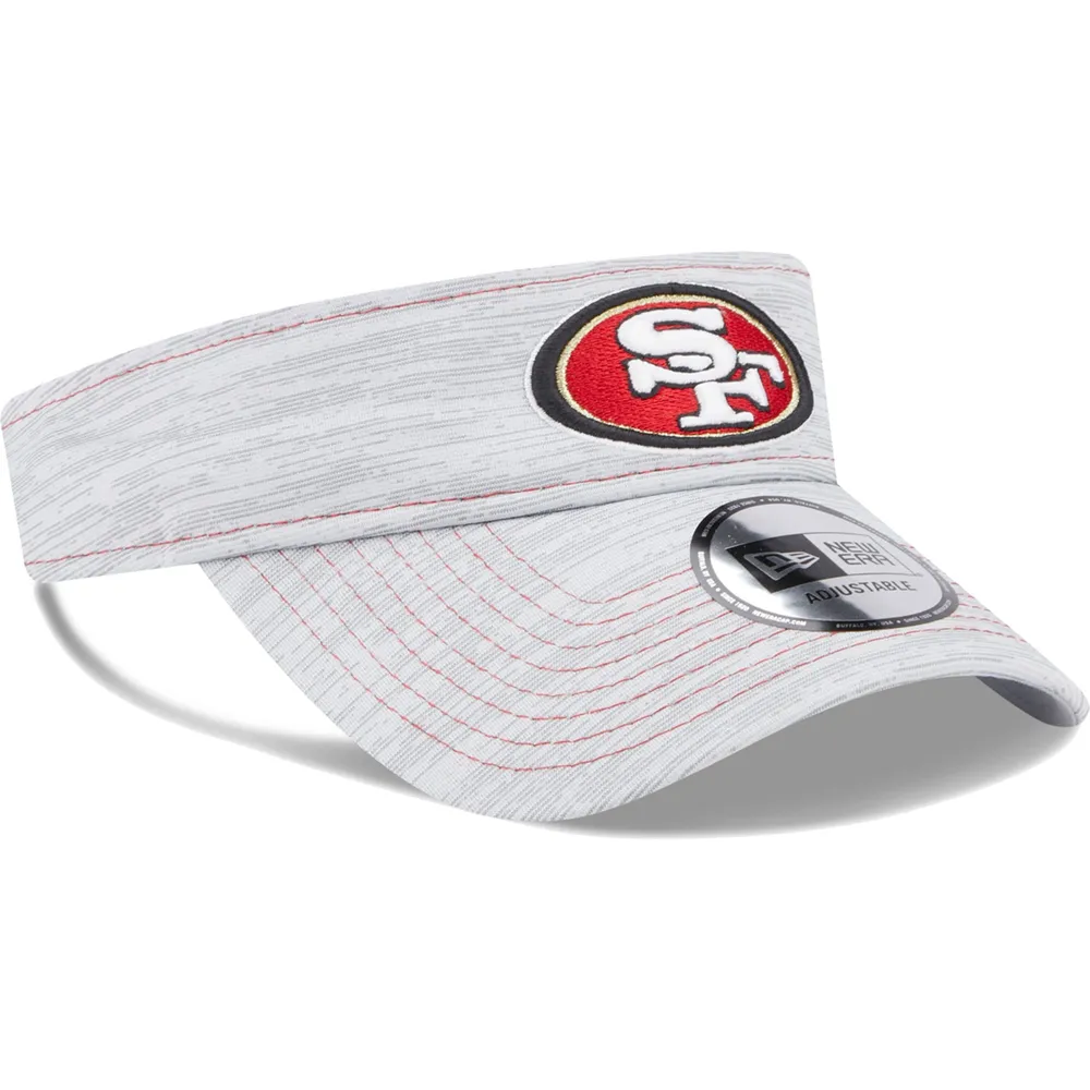 Lids San Francisco 49ers New Era Adjustable Visor - Gray