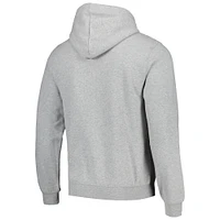 Men's New Era Heather Gray San Francisco 49ers Retro Pullover Hoodie