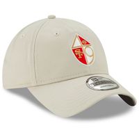 Men's New Era Khaki San Francisco 49ers Historic Playmaker 9TWENTY Adjustable Hat