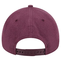 Casquette ajustable Moleskin A-Frame 9FORTY pour homme New Era marron/beige San Francisco 49ers