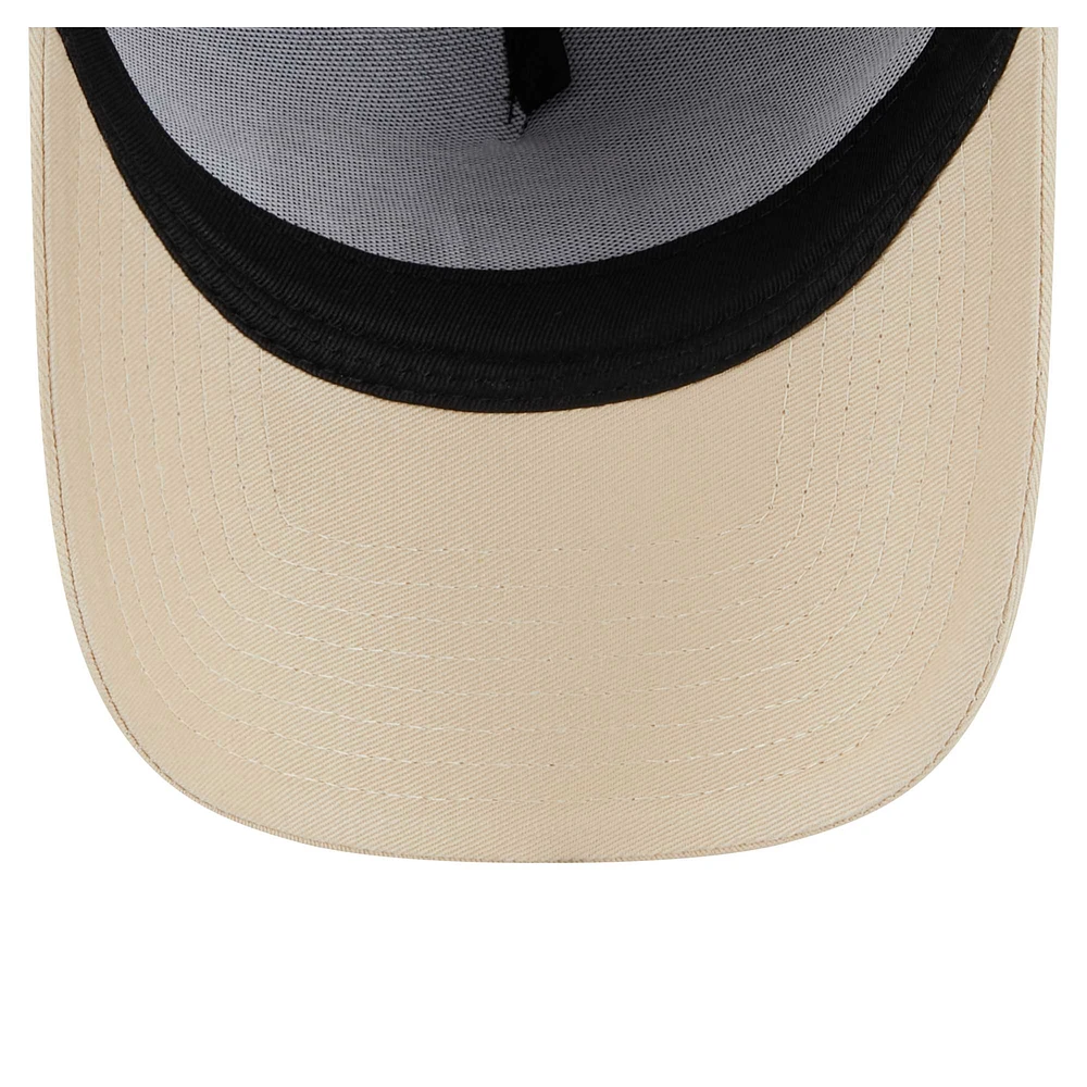 Casquette ajustable Moleskin A-Frame 9FORTY pour homme New Era marron/beige San Francisco 49ers