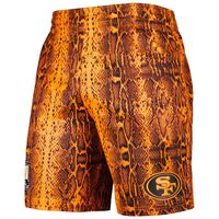 Men's New Era Orange San Francisco 49ers Summer Pop Shorts