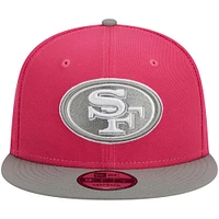 Casquette Snapback New Era San Francisco 49ers 2-Tone Colour Pack 9FIFTY rose pour homme