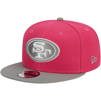 Casquette Snapback New Era San Francisco 49ers 2-Tone Colour Pack 9FIFTY rose pour homme