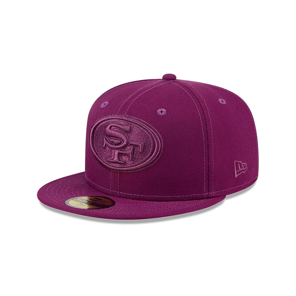 Casquette ajustée 59FIFTY violette des San Francisco 49ers New Era pour hommes