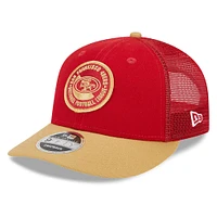 Men's New Era  Scarlet/Gold San Francisco 49ers 2023 Sideline Low Profile 9FIFTY Snapback Hat