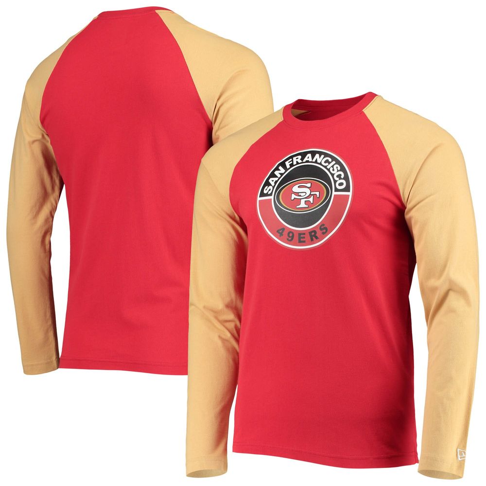 San Francisco 49ers Fanatics Branded Washed Primary Long Sleeve T-Shirt -  Scarlet