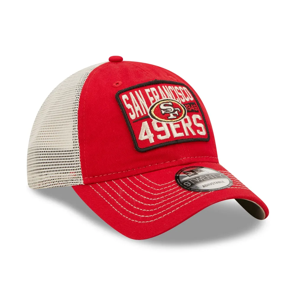 New Era Men's Scarlet, White San Francisco 49ers Logo Patch